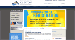 Desktop Screenshot of clinton.edu